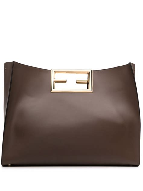 fendi way tote|fendi tote shopper.